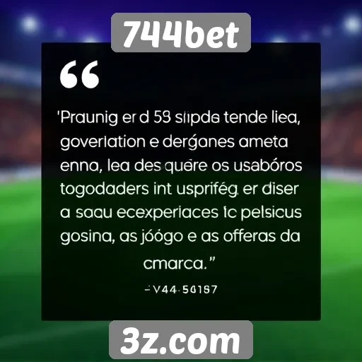 Avaliações de jogadores sobre o 744bet